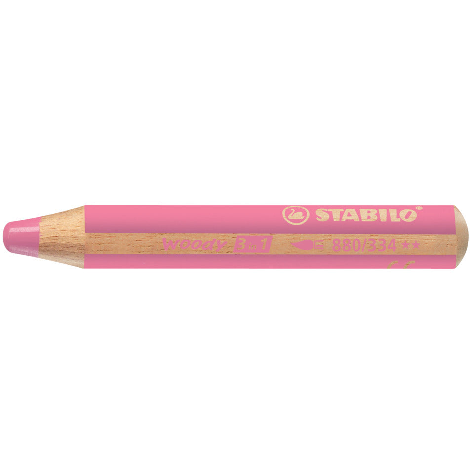 Multitalent-Stift woody 3 in 1, pink STABILO 880/334 STABILO 880/334 Woody 3 in 1