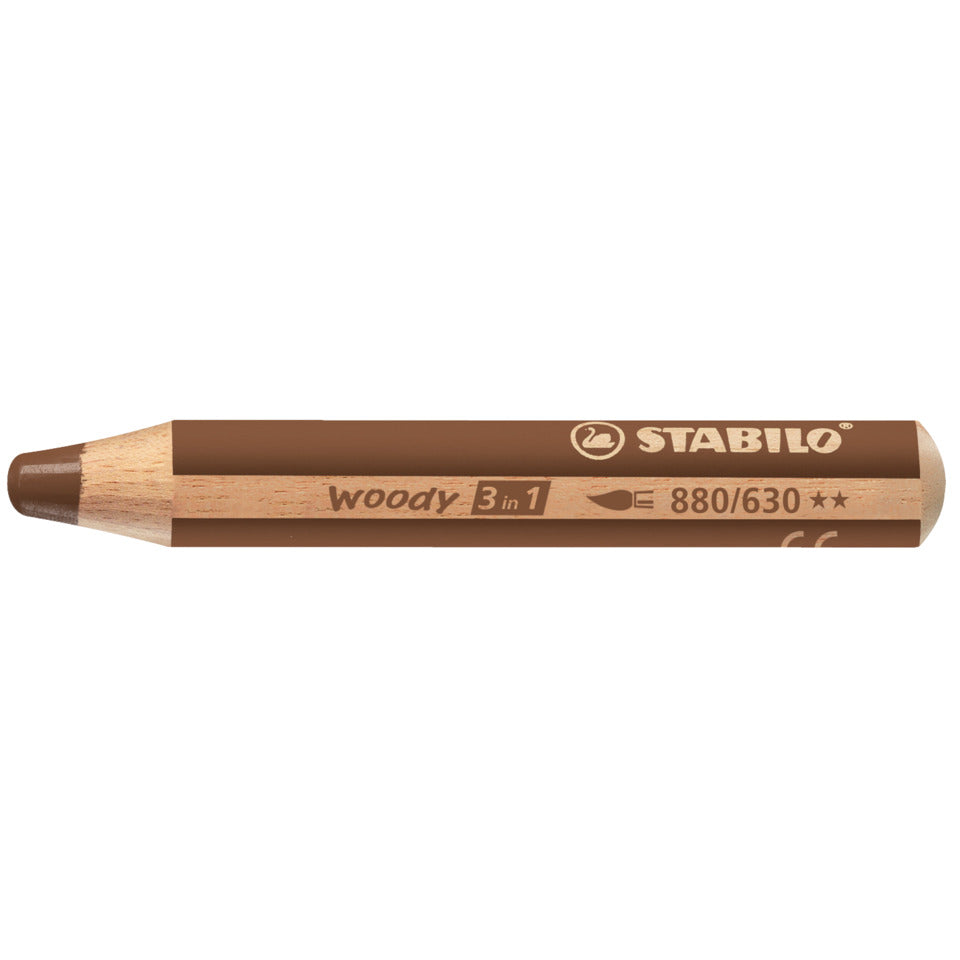 Multitalent-Stift woody 3 in 1, braun STABILO 880/630 STABILO 880/630 Woody 3 in 1