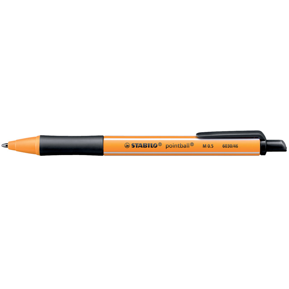 Kugelschreiber pointball®, Druckmechanik, 0,5 mm, schwarz STABILO 6030/46 STABILO 6030/46 0,5mm