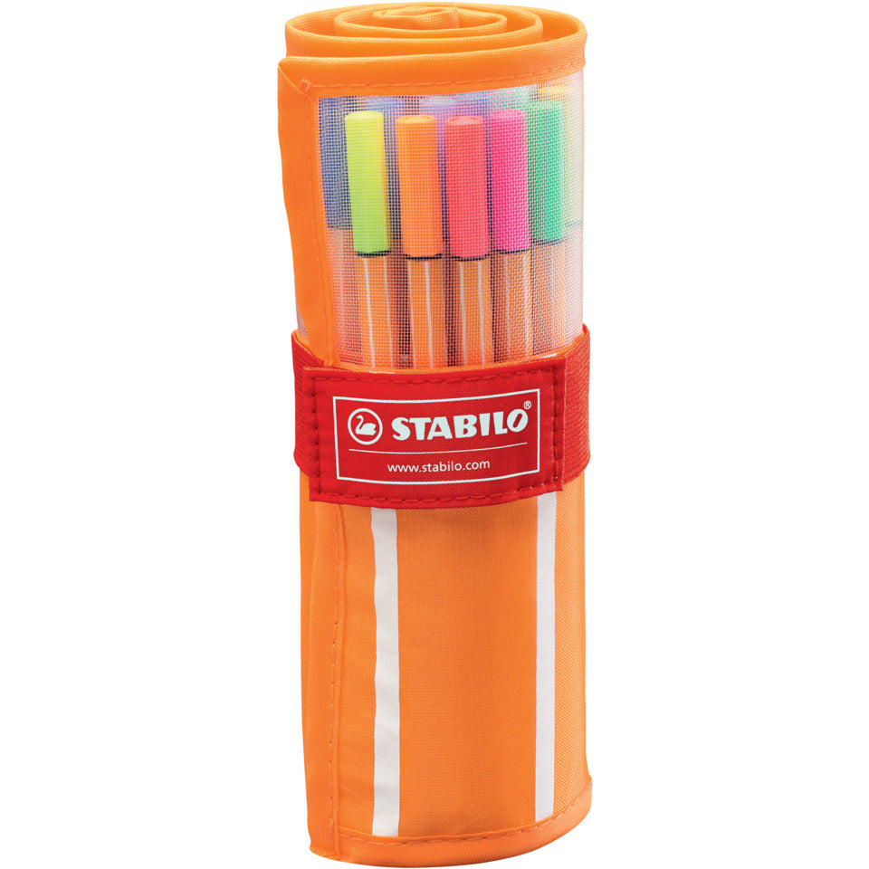 Fineliner point 88® Rollerset, Etui mit 30 Stiften STABILO 8830-2 STABILO 8830-2  Rollerset 30 Stück