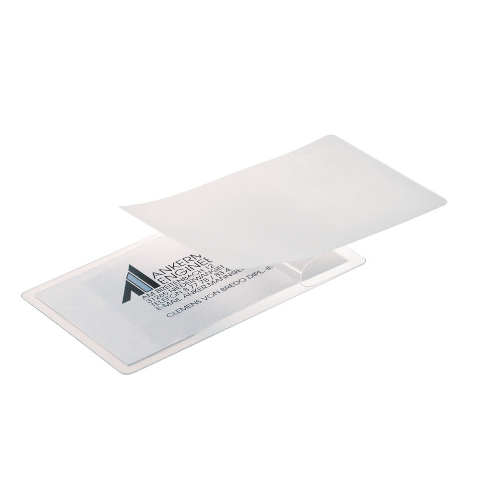Laminierhülle, 85 x 55 mm, 300 µm, matt,  100 Stück SIGEL VZ215 SIGEL VZ215 bis Kartenformat 85x55mm