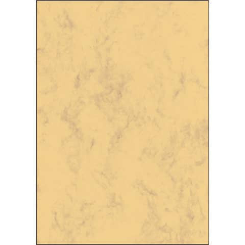 Marmor-Papier, sandbraun, A4, 90 g/qm, 100 Blatt