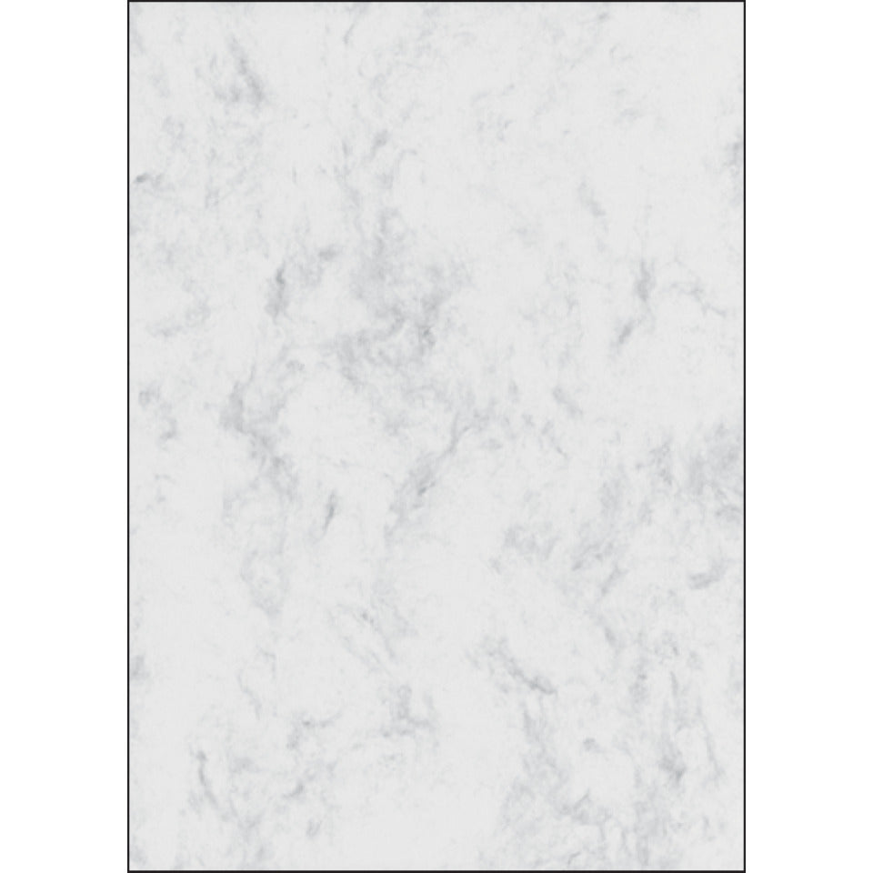 Design Papier Marmor, A4, 90g/m², 100 Blatt, grau SIGEL DP371 SIGEL DP371 Marmor 90g