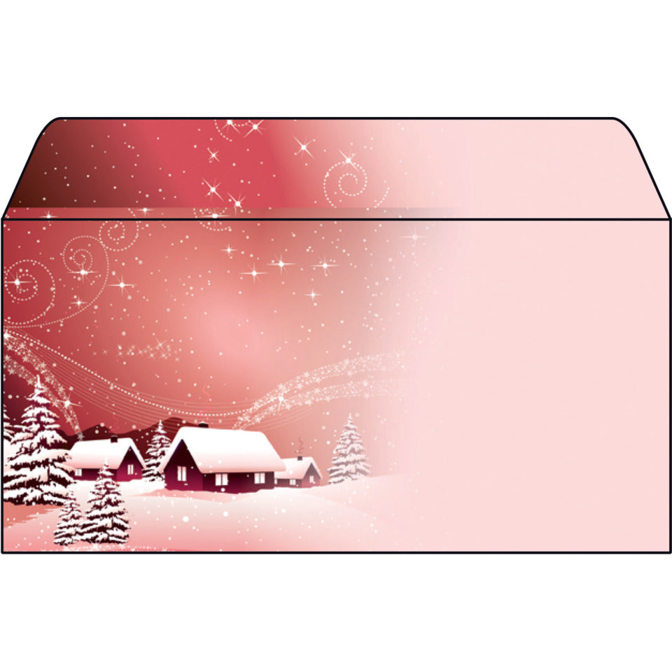 Weihnachts-Briefumschlag Silent Night, DIN lang, 90g/m², 50 Stück SIGEL DU033 SIGEL DU033 Silent Night
