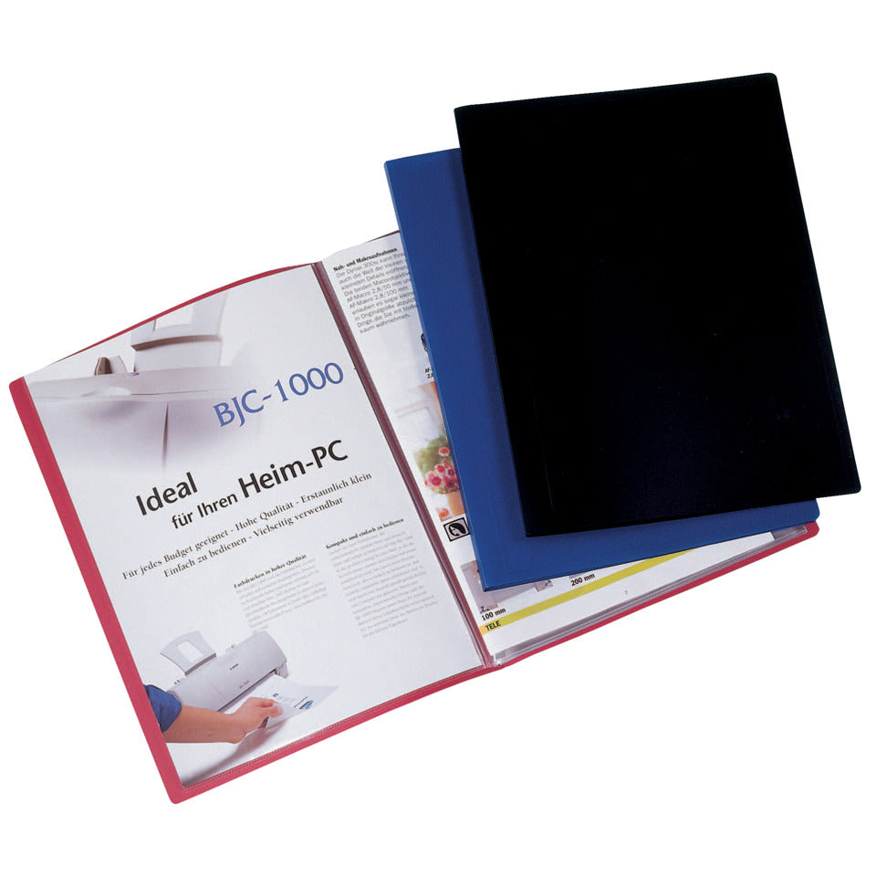 Sichtbuch, A4, 10 Hüllen, schwarz Q-CONNECT KF01248 Q-CONNECT KF01248 10 Hüllen