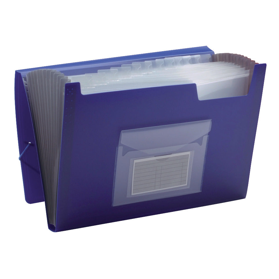 Fächertasche, 13-teilig, blau Q-CONNECT KF01275 Q-CONNECT KF01275 13 teilig