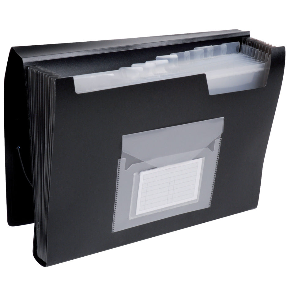Fächertasche, 13-teilig, schwarz Q-CONNECT KF01276 Q-CONNECT KF01276 13 teilig