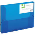 Heftbox, A4, 25mm, transluzent blau Q-CONNECT KF02307 Q-CONNECT KF02307 25mm