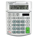 Tischrechner, Solar/Batterie, 12-stellig, grau Q-CONNECT KF01605 Q-CONNECT KF01605 100x151x33mm