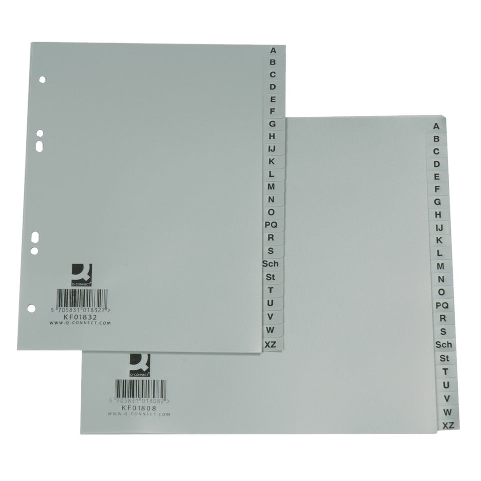 Register A-Z, A4, 230 x 210 mm Q-CONNECT KF01808 Q-CONNECT KF01808 PP 24tlg.