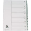 Register Jan-Dez, A4, Plastik Q-CONNECT KF01819
