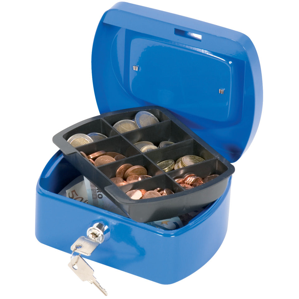 Geldkassette, Gr. 1, blau Q-CONNECT KF02608 Q-CONNECT KF02608/145103X