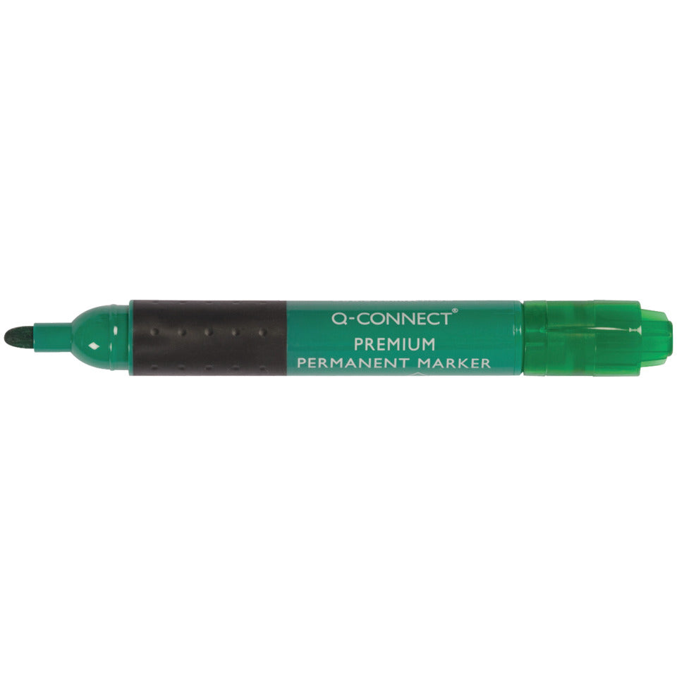 Permanentmarker, Rundspitze, 3mm, grün Q-CONNECT KF26108 Q-CONNECT KF26108 Rundspitze