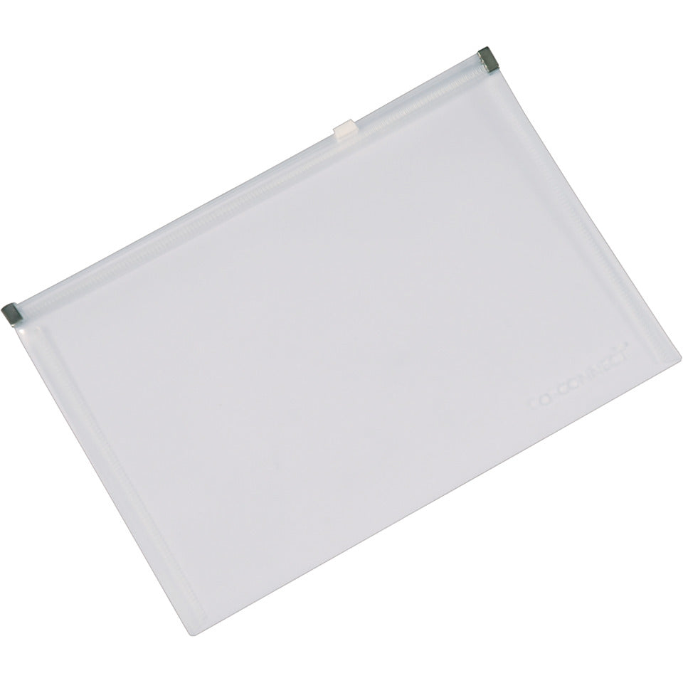 Reißverschlusstasche, A4, transparent Q-CONNECT KF03668 Q-CONNECT KF03668 für A4