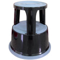 Rollhocker, Ø 29,5 x 43 cm, Metall, schwarz Q-CONNECT KF04845
