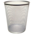 Papierkorb, 19l, metallic silber Q-CONNECT KF00849 Q-CONNECT KF00849 Rund 19lt