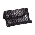 Visitenkarten-Aufsteller, 11x7,5x5 cm, metallic schwarz Q-CONNECT KF04728 Q-CONNECT KF04728  11x7,5x5 cm