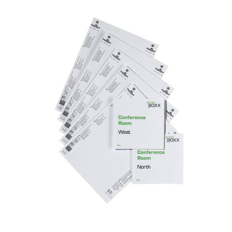 Einsteckschild DOOR SIGN REFILL, 149 x 148,5 mm, weiß