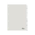 Register, Hartfolie, A - Z, transparent, DIN A4, 225 x 297 mm, 20 Blatt DURABLE 6800 19 DURABLE 6800 19 20 tlg,
