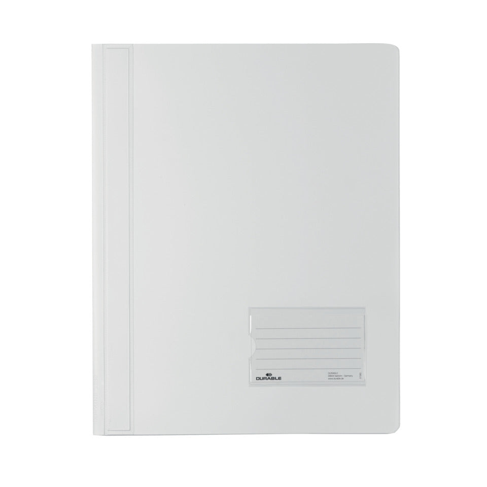 Schnellhefter DURALUX®, transluzente Folie, für A4 Überbreit, 245 x 310 mm, weiß DURABLE 2680 02 DURABLE 2680 02 Plastik