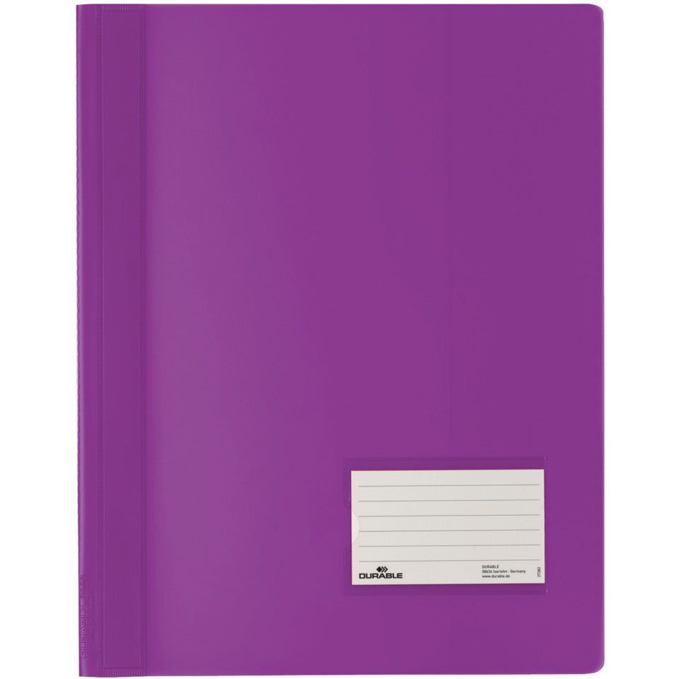 Schnellhefter DURALUX®, transluzente Folie, für A4 Überbreit, 245 x 310 mm, lila DURABLE 2680 12 DURABLE 2680 12 Plastik Überbreite