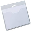 Namensschild mit offener Tasche, 90 x 60 mm, 20 Stück