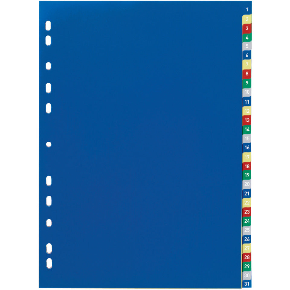 Zahlenregister 1-31, A4, Kunststoff DURABLE 6756.27