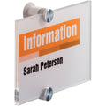 Türschild Crystal Sign, 148x105mm, transparent DURABLE 4821 19 DURABLE 4821 19 148x105mm