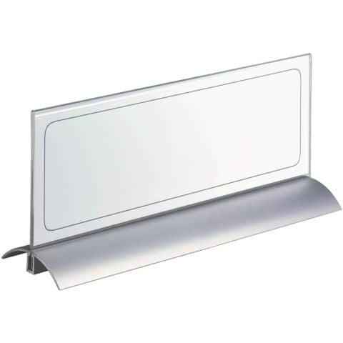 Tischnamensschild DESK PRESENTER DE LUXE, Einsteckschilder 105?x?297?mm, tran...