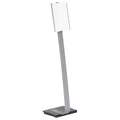 Bodenständer Info Sign Stand, A4, metallic-silber DURABLE 4812 23 DURABLE 4812 23 INFO SIGN