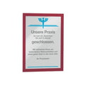Info-Rahmen DURAFRAME® - A4, 322 x 236 mm, rot, 2er Pack