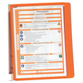 Sichttafelwandhalter VARIO® WALL 5, inkl. 5 Sichttafeln in orange, 265 x 345 mm DURABLE 5551 09 DURABLE 5551 09 Vario Wall 5