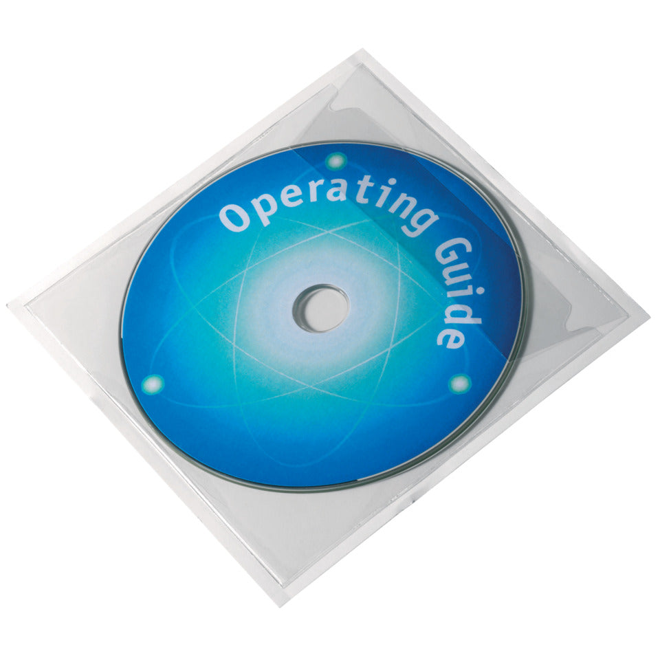 Selbstklebetasche POCKETFIX® CD/DVD, mit Verschlussklappe   100 Stück DURABLE 8280 19 DURABLE 8280 19 Pocketfix