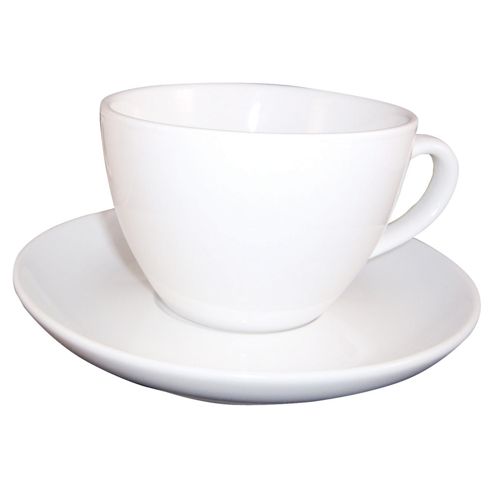 Cappuchino-Tasse, Porzellan, Porzellan, 6 Stück, weiß ESMEYER 433-213 433-213 0,3L 6ST