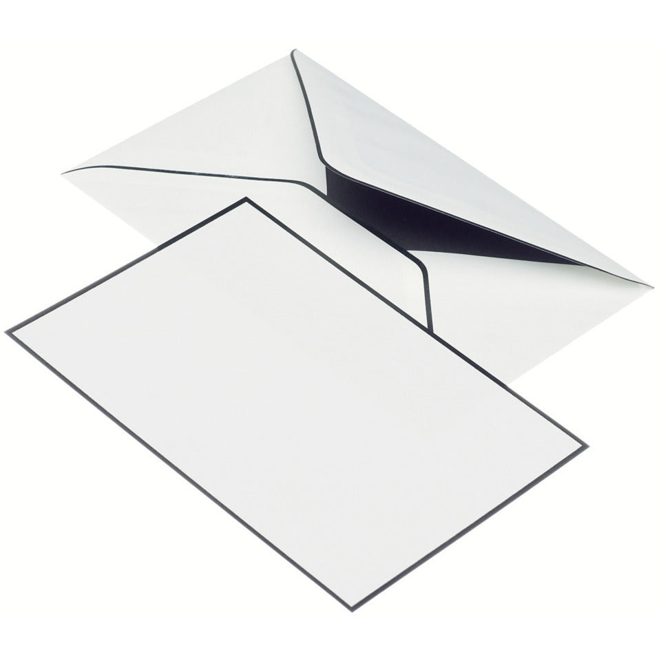Kartenset Trauerpost, A6/C6, 5 Stück, weiß RÖSSLER 22313701 RÖSSLER 22313701  matt