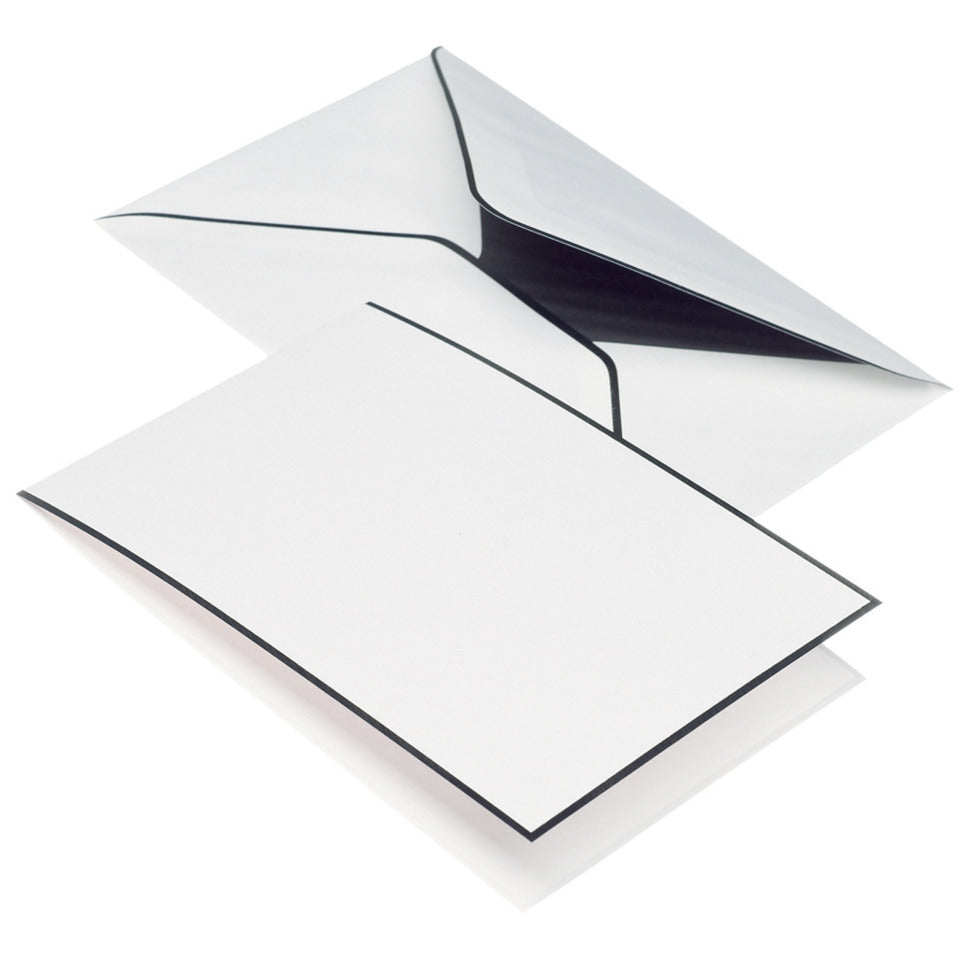 Kartenset Trauerpost, A6ld/C6, 5 Stück, weiß RÖSSLER 22373701 RÖSSLER 22373701  matt