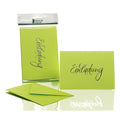 Briefkarte Einladung, B6hd, 220g/m², 5/5 Stück, maigrün RÖSSLER 1181955022 RÖSSLER 1181955022  EINLADUNG