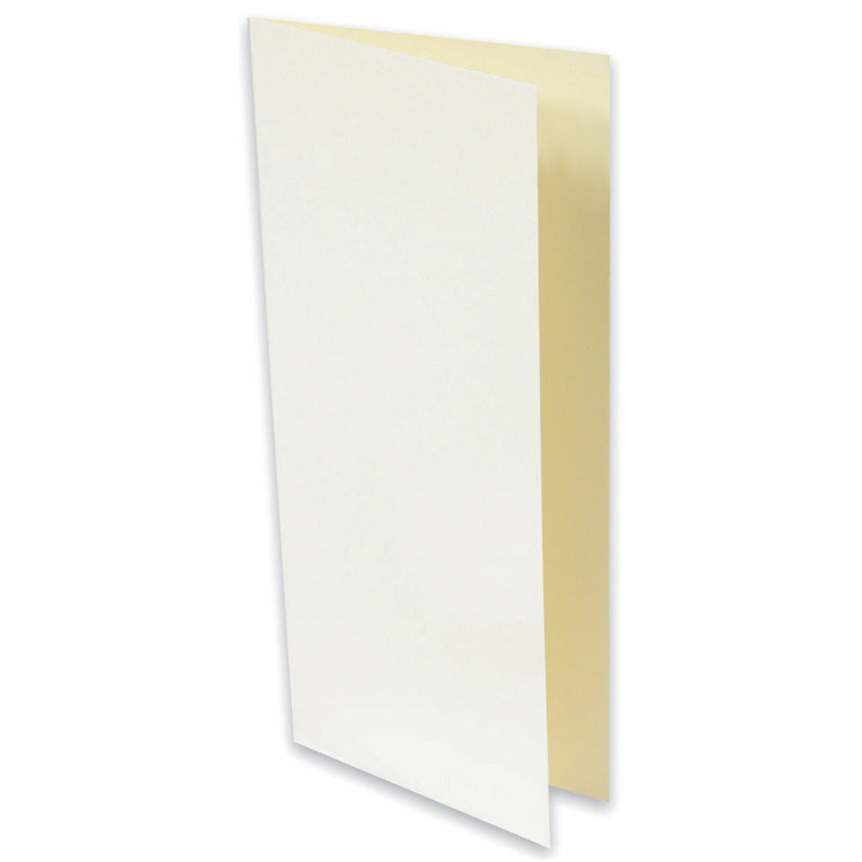 Briefkarte Paperado, DLhd, 250g/m², planliegend, candle light RÖSSLER 164003303 RÖSSLER 164003303 100x210mm metallic