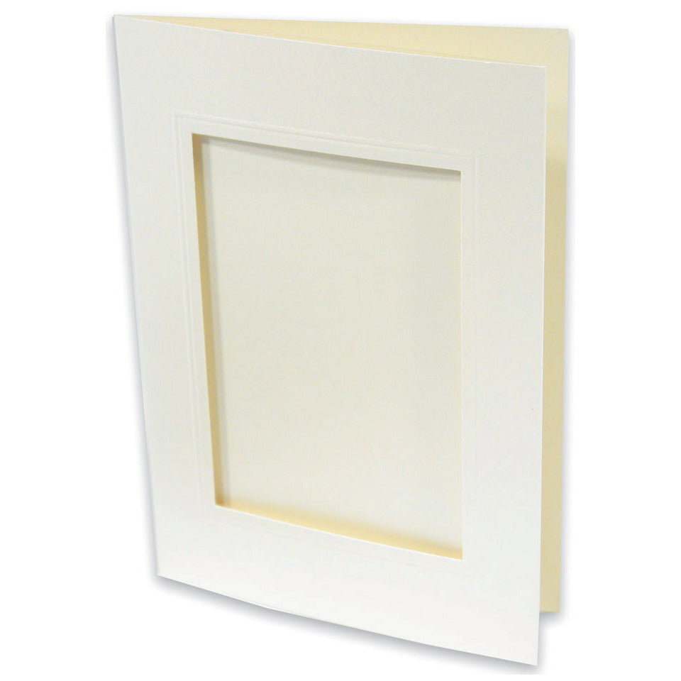 Passepartoutkarte Coloretti eckig, B6, 220g/m², candle light metallic RÖSSLER 164033303 RÖSSLER 164033303 eckig 120x169mm met.