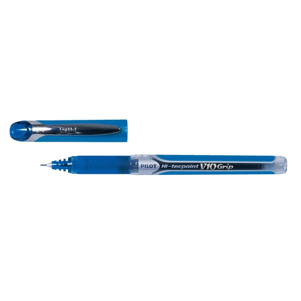Tintenroller Hi-Tecpoint V10 Grip, 0,6mm, blau PILOT BXGPN-V10-L PILOT 2208003 BX-GPN-V10-L