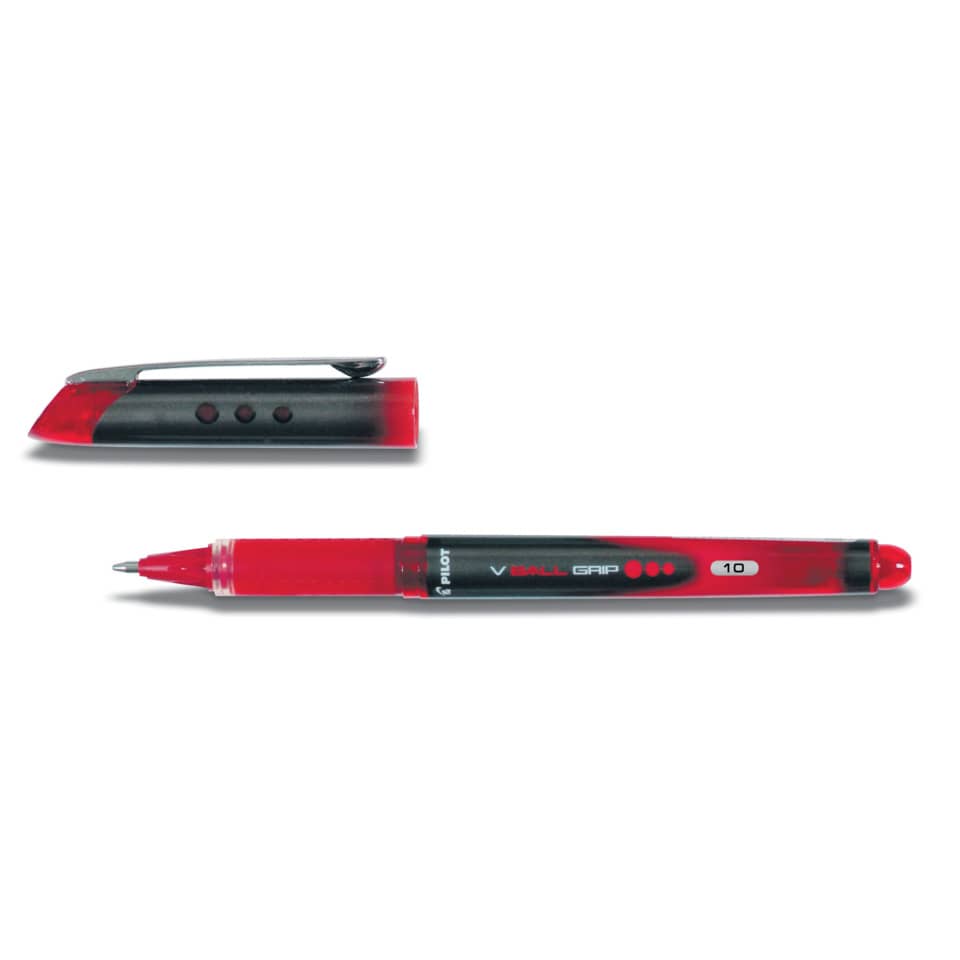 Tintenroller V-Ball Grip 10, 0,6mm, rot PILOT BLN-VBG10-R PILOT 2233 002 BLNVBG10