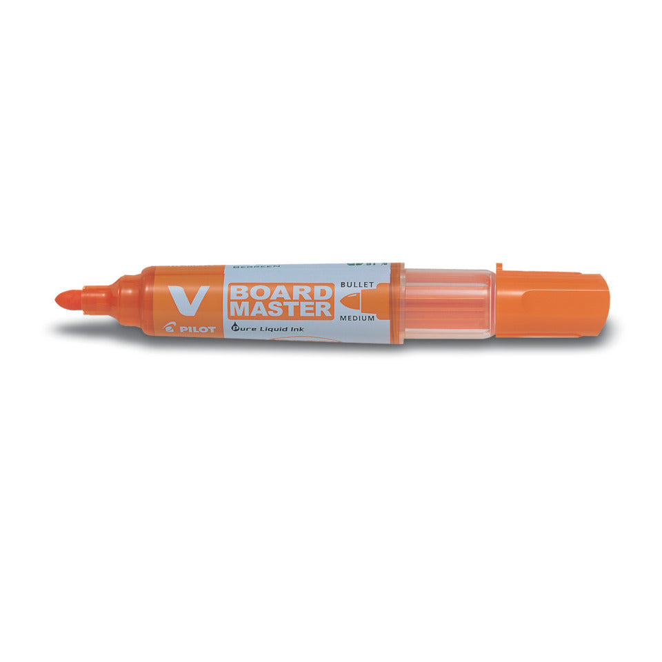 Whiteboardmarker V-Board Master, 2,3mm, Rundspitze, orange PILOT WBMA-VBM-M-O-BG 5080706