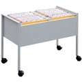 Hängemappenwagen ECONOMY 100 DUO, für 100 Hängemappen A4, grau DURABLE 3082 10 DURABLE 3082 10 ECONOMY100