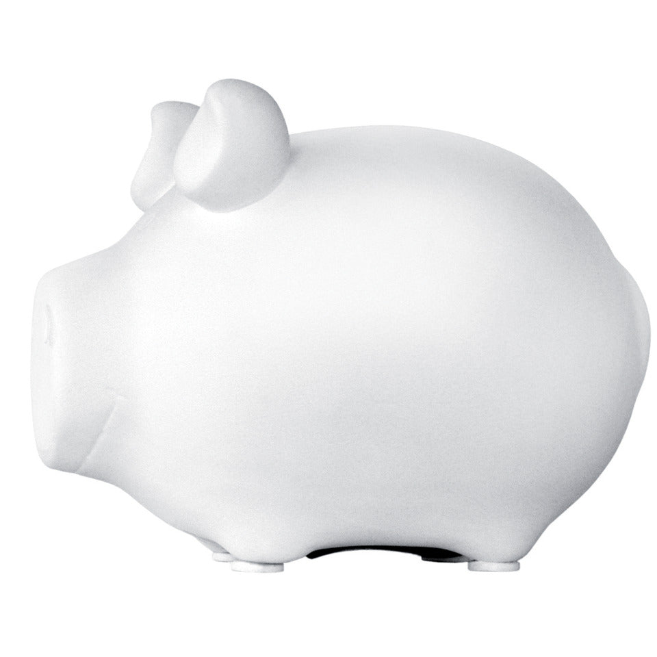 Sparschwein klein "Blanko", 12,5 x 9 x 9 cm, Keramik KCG 10027094 KCG 100570/10027094 blanco