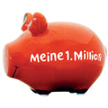 Sparschwein klein "Meine 1.Million", 12,5 x 9 x 9 cm, Keramik KCG 100957 KCG 100957/10026902 Meine 1.Million