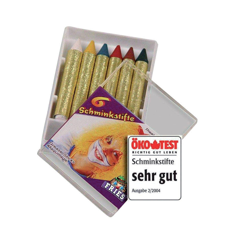 Schminkstift, 6 Stück, sortiert FRIES 3004 9 FRIES 30049