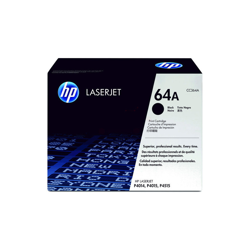 Lasertoner Nr. 64A, 10.000 Seiten, schwarz HP CC364A
