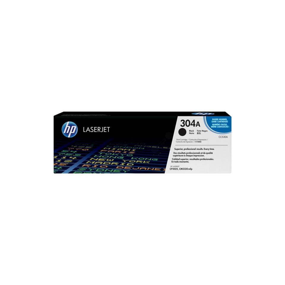 Lasertoner Nr. 304A, 3.500 Seiten, schwarz HP CC530A