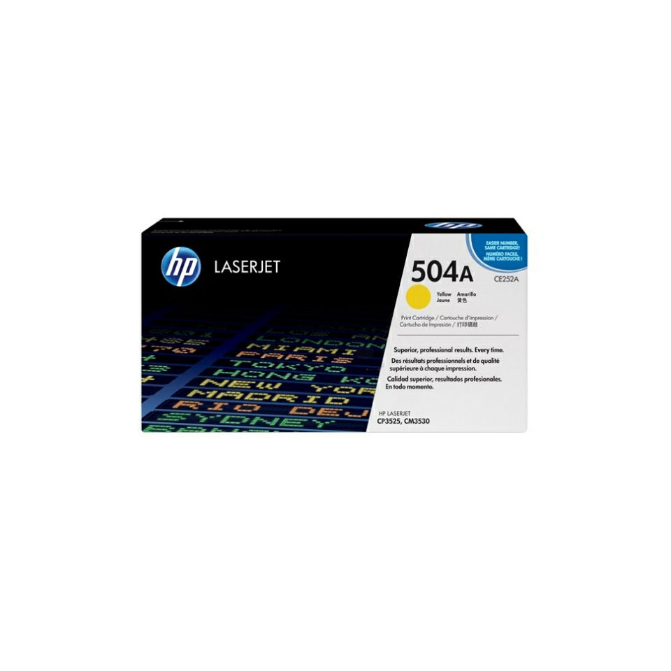 Lasertoner Nr. 504A, 7.000 Seiten, yellow HP CE252A