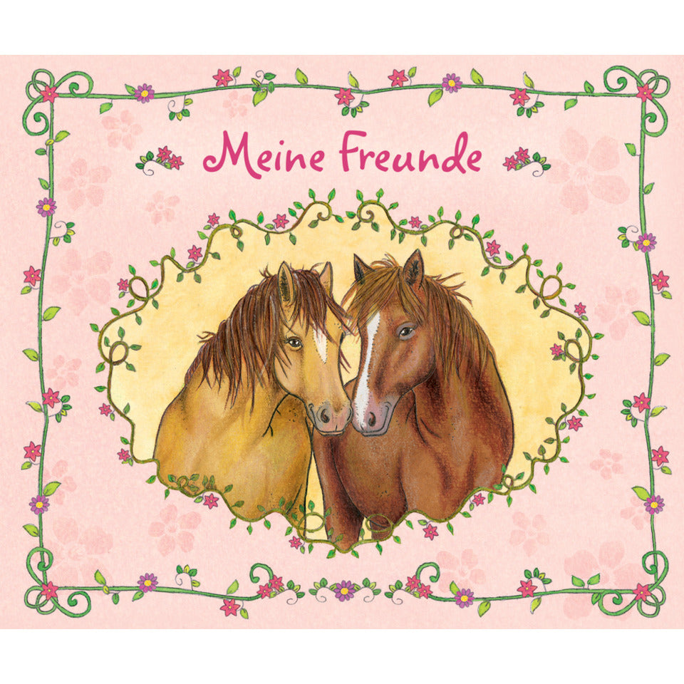 Freundebuch Pferde - 80 illustrierte Seiten, 21 x 17,5 cm  - LOEWE 6789 LOEWE 6789-0 21,0x17,5cm